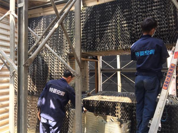 夏季玻璃钢冷却塔的保养以及清理工作,方形逆流玻璃钢冷却塔